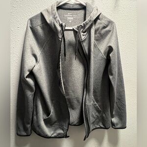 Gray Nike zip up jacket